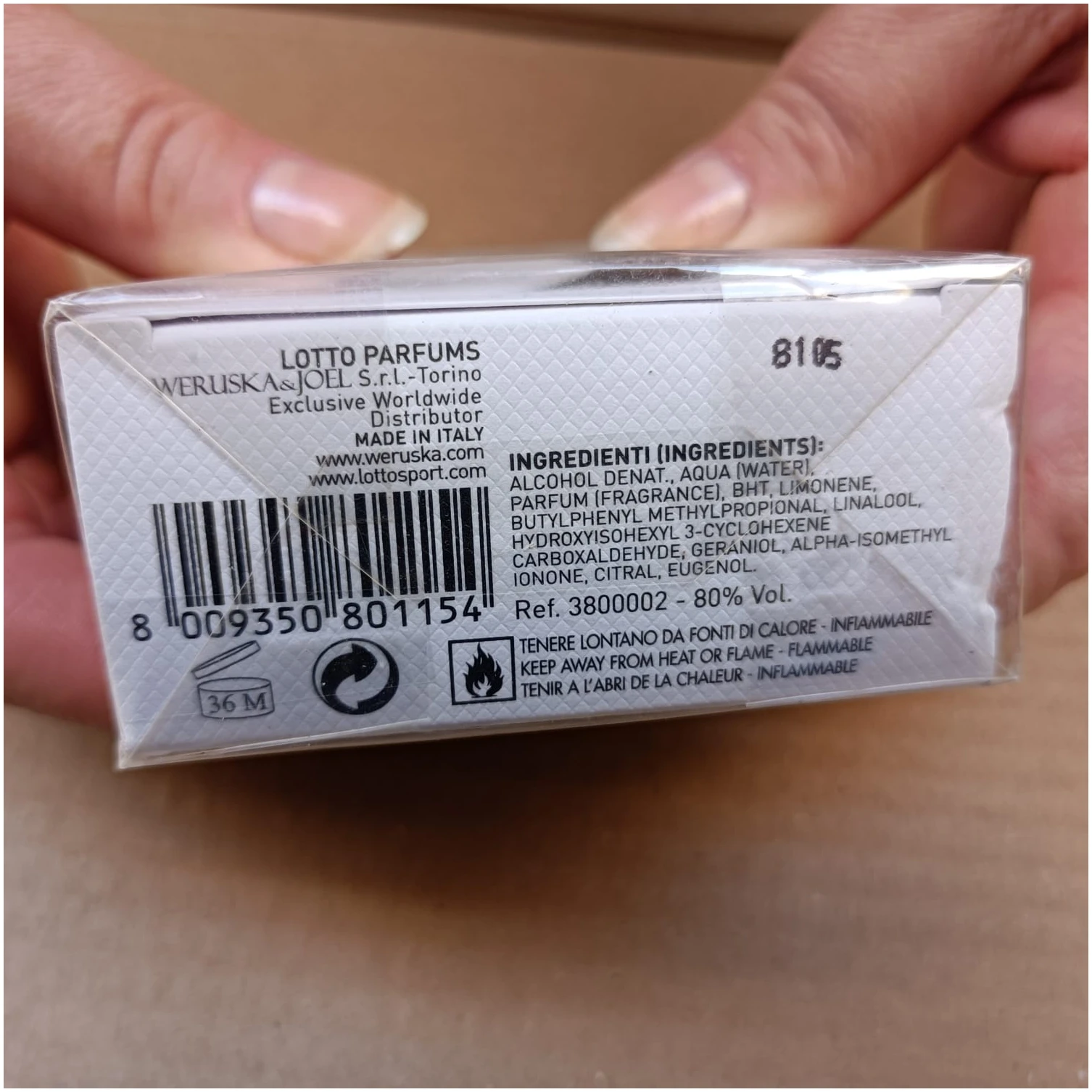 Perfume Lotto Man Eau de Toilette 50ml Raridade Italy - Imagem 6