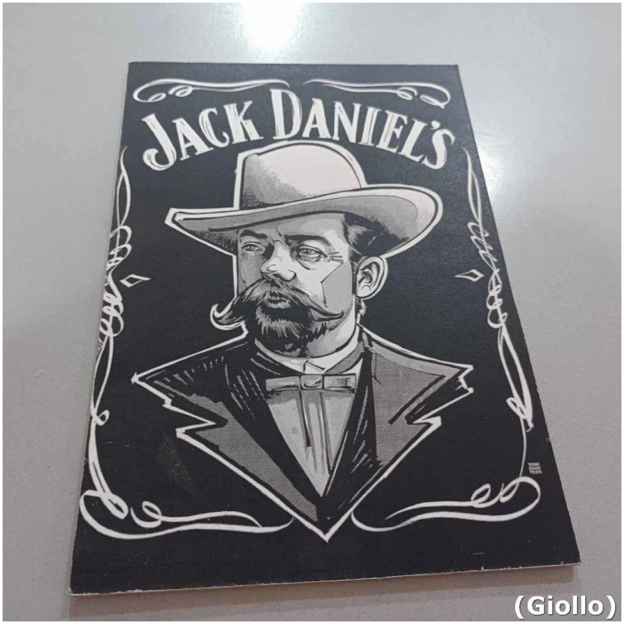 placa mdf decorativa modelo jack daniels – 30x20cm