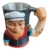 Caneca 3d do Marinheiro Popeye Ceramica Metal e Resina