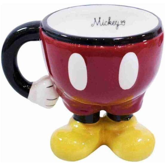 Caneca em Porcelana 3d 350ml Corpo Mickey Mouse – Disney