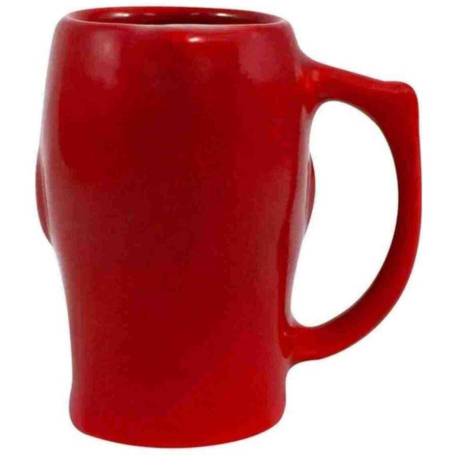 caneca em cerâmica 3d rosto do deadpool marvel