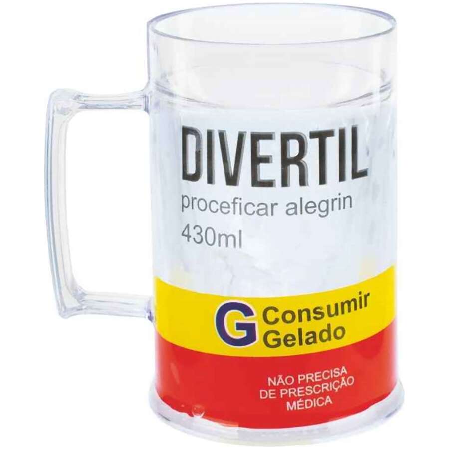 caneca gel térmica 430ml divertil
