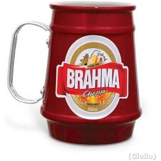 Caneca de Alumínio Redar para Chopp 500ml – Brahma