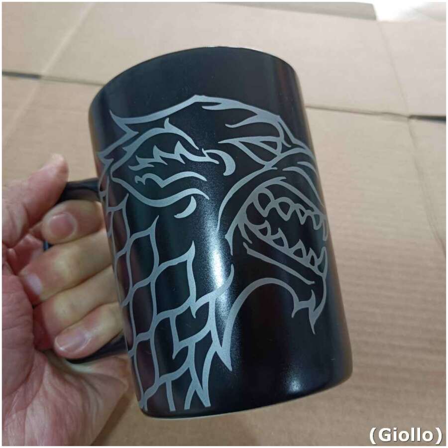 caneca stark (winter is coming): game of thrones (500ml) - zonacriativa