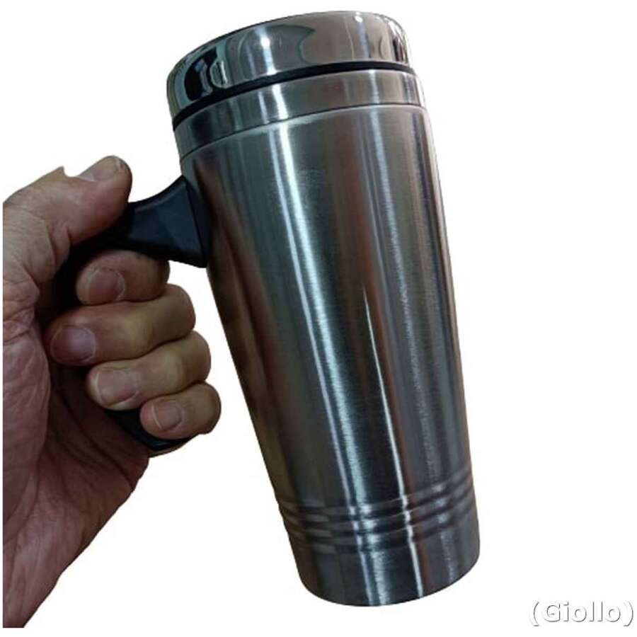 caneca copo inox c/ tampa 500ml bebidas café leite suco agua