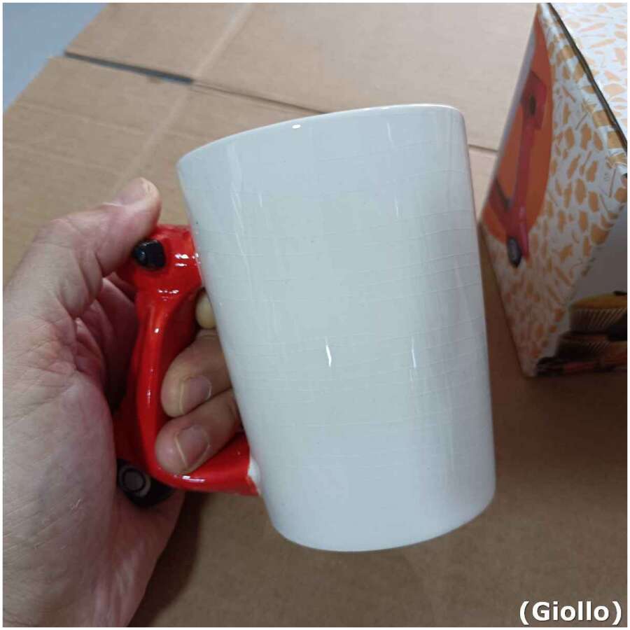 caneca de cerâmica 3d linha animais dinossauro 300ml