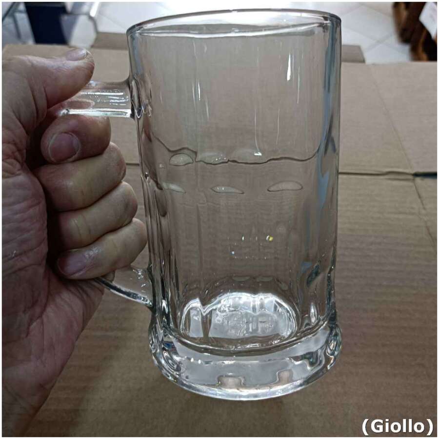 caneca de vidro reforçado para chopp cerveja