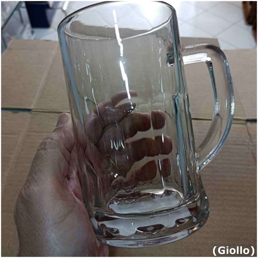 caneca de vidro reforçado para chopp cerveja