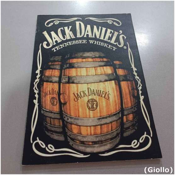 Placa MDF Decorativa Modelo Jack Daniels Tennessee Whiskey Baril – 30x20cm