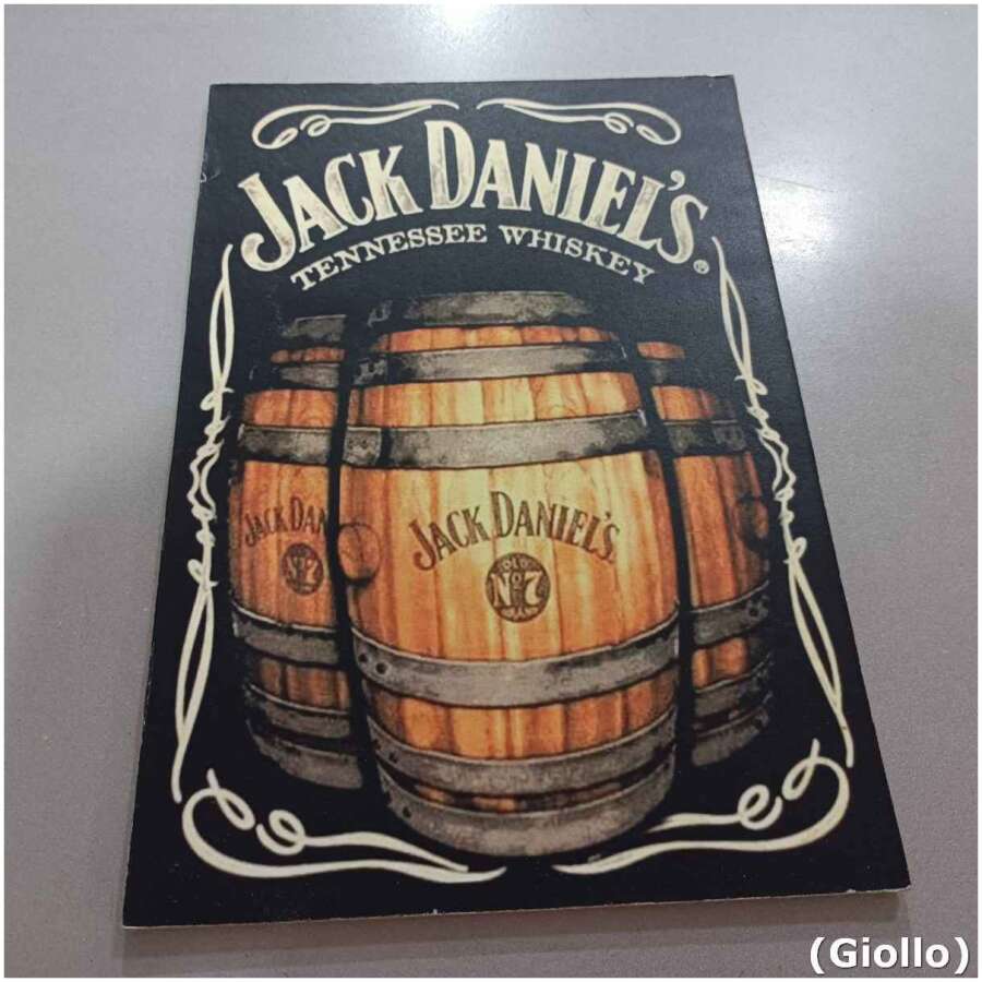 placa mdf decorativa modelo jack daniels tennessee whiskey baril – 30x20cm